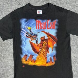 Vintage 1994 Single Stitch Meat Loaf Everything Louder World Tour T Shirt Large